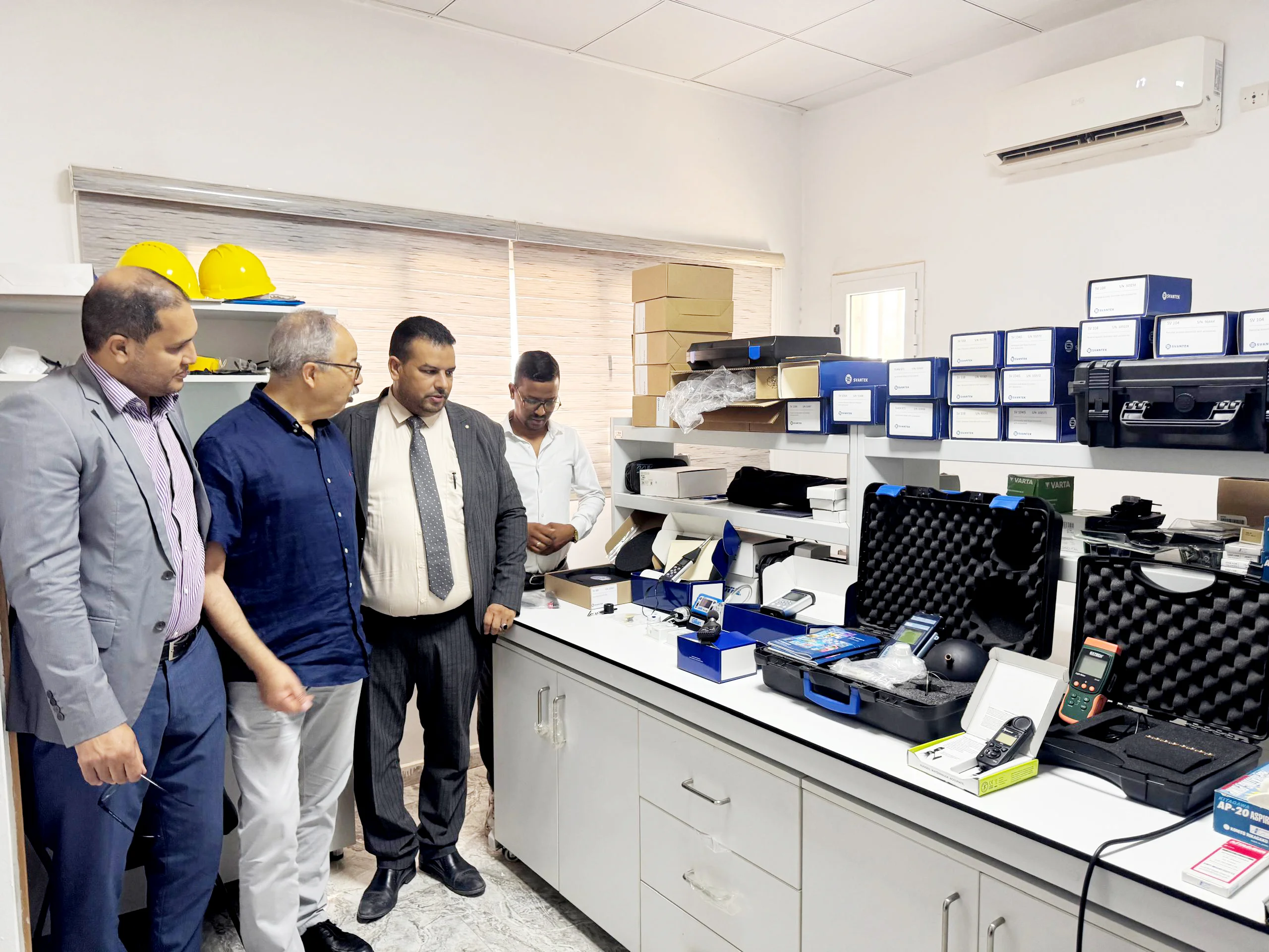 Photo de la visite de l'expert tunisien 3