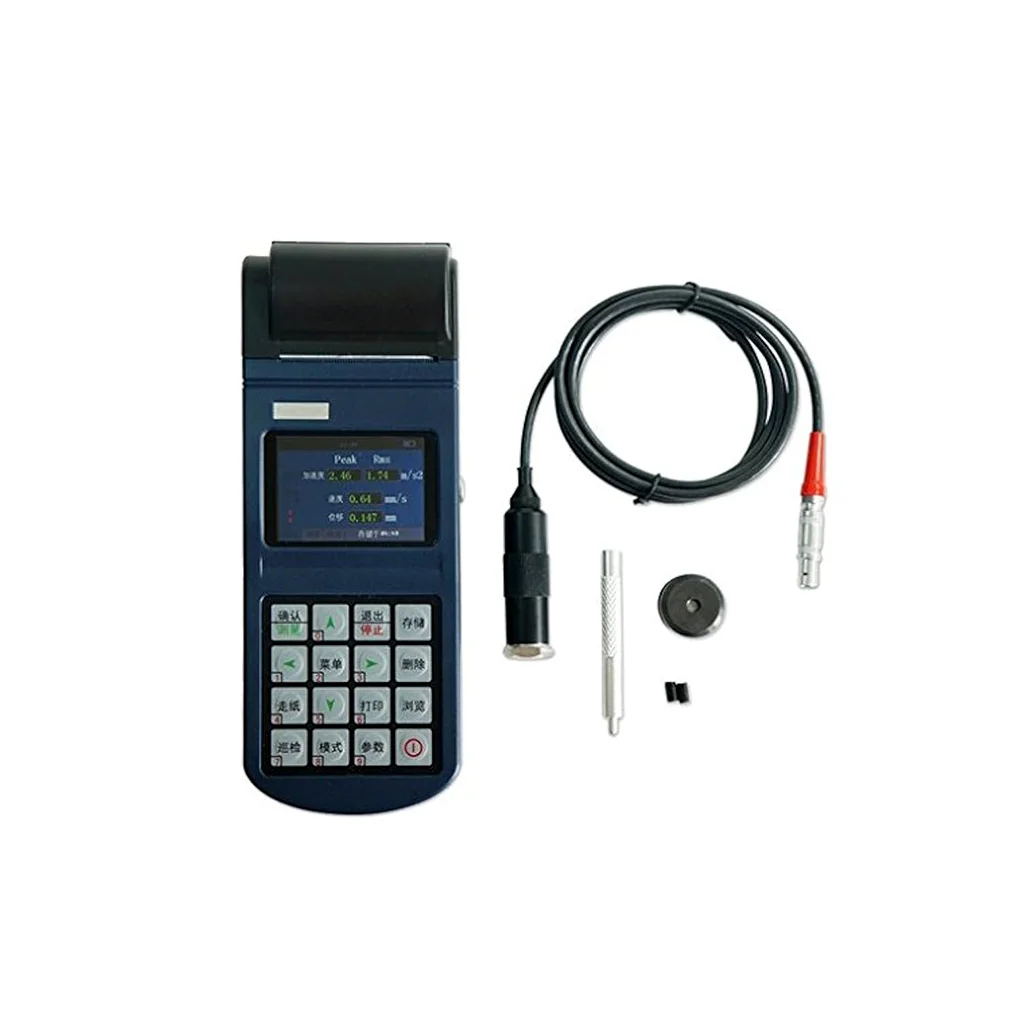 مقياس الاهتزاز مع طابعة