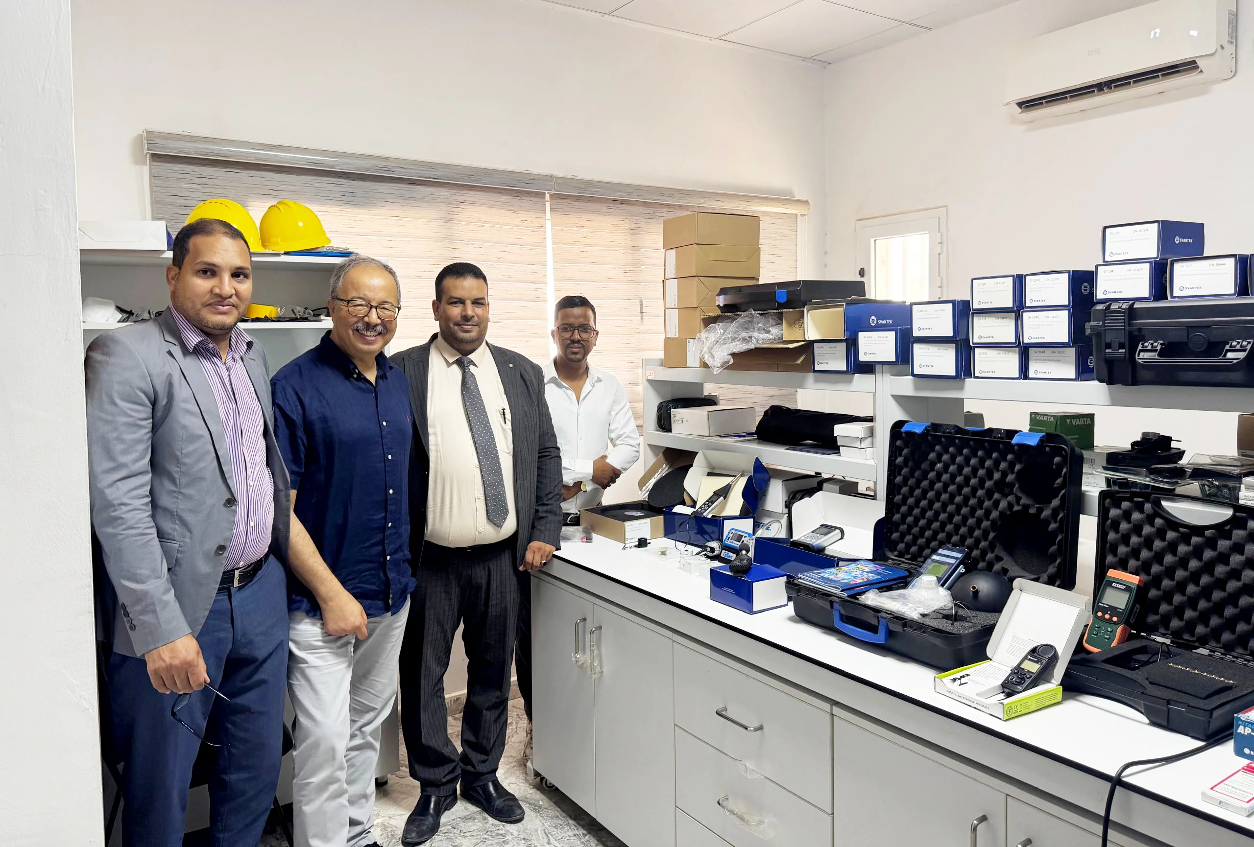 Photo de la visite de l'expert tunisien 2