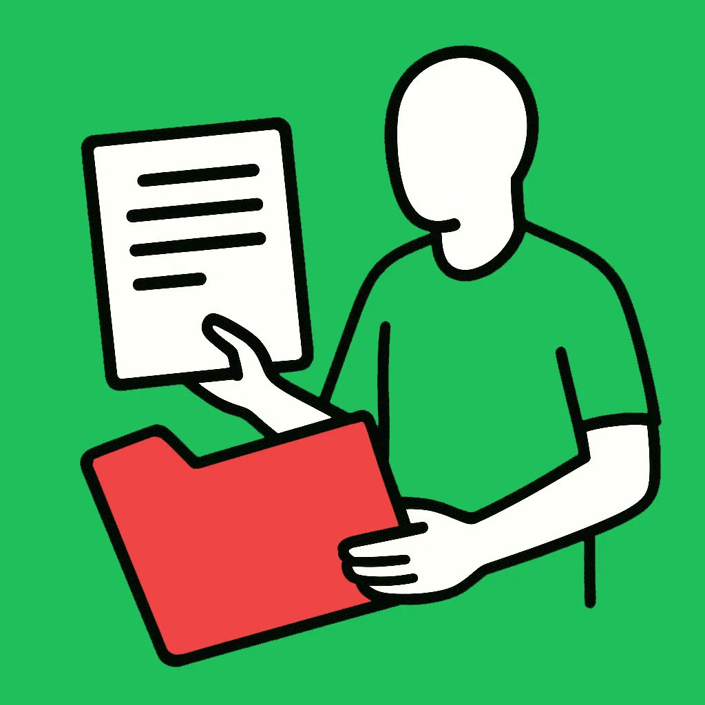 رسم توضيحي للدعم الوثائقي